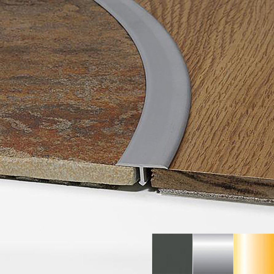 Профиль PROJOLLY алюминий анодированный 10мм серебро (длина 2,7 м)