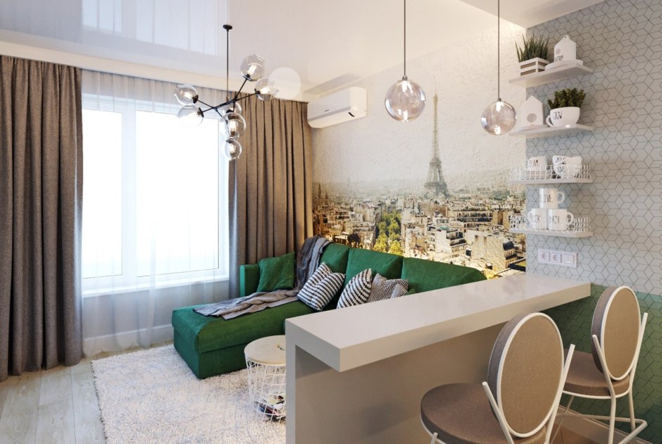 Интерьер квартиры студии икеа