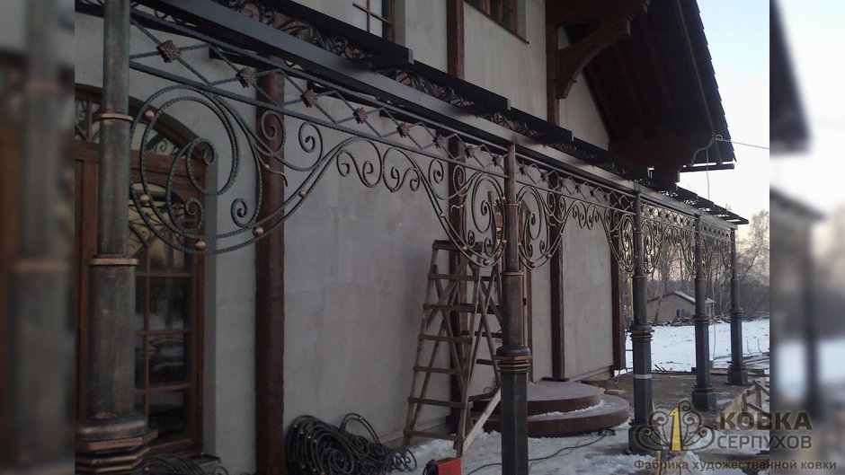 Кованое крыльцо