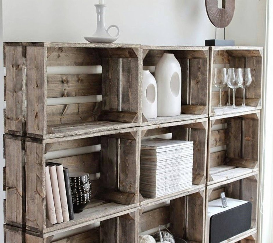 Полки для обуви из паллет