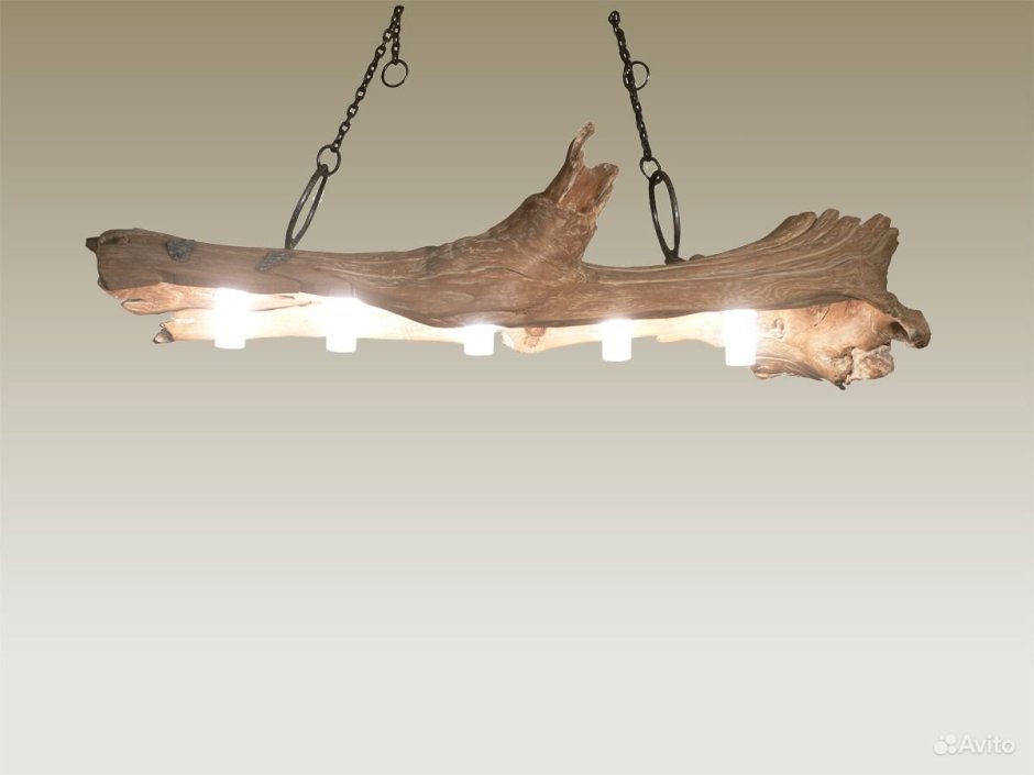 Подвесные светильники в деревенском стиле