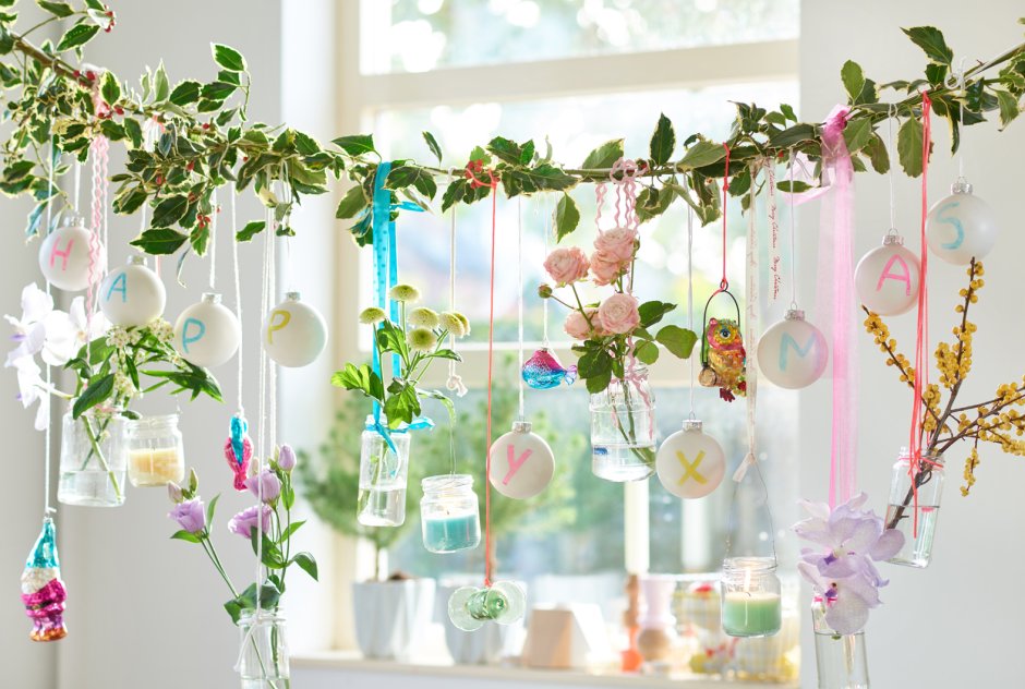 Подвесной весенний декор