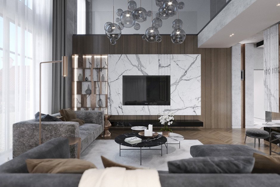 Гостиная в Мраморном стиле