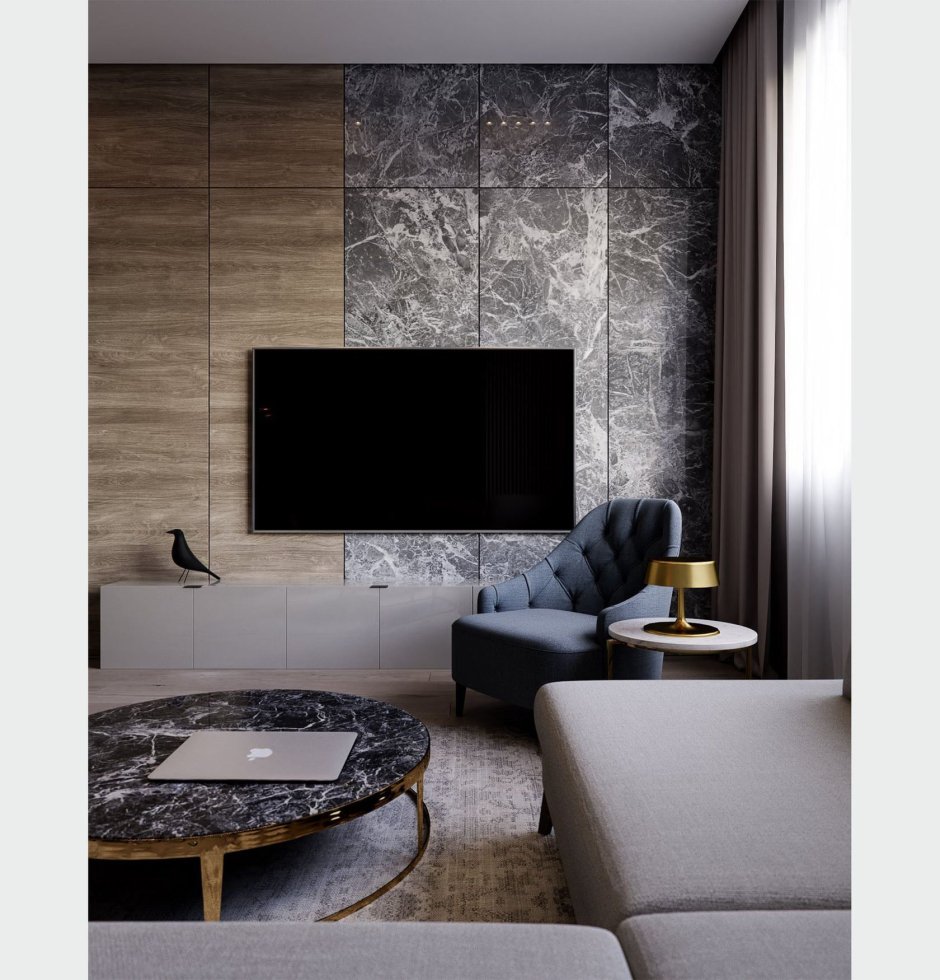 Стена с телевизором Минимализм