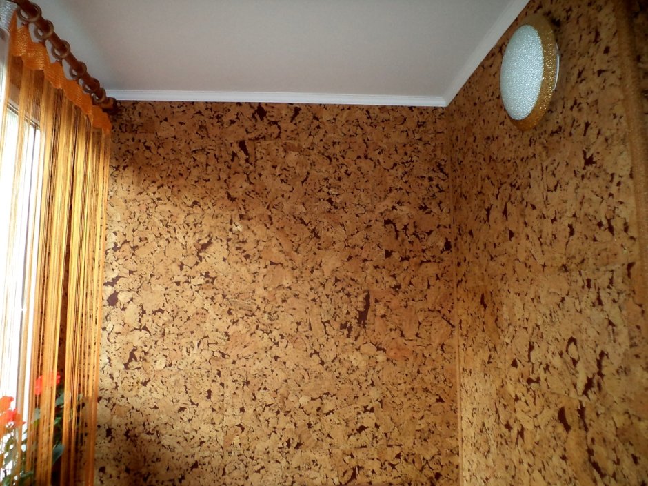 Декоративная пробка для стен