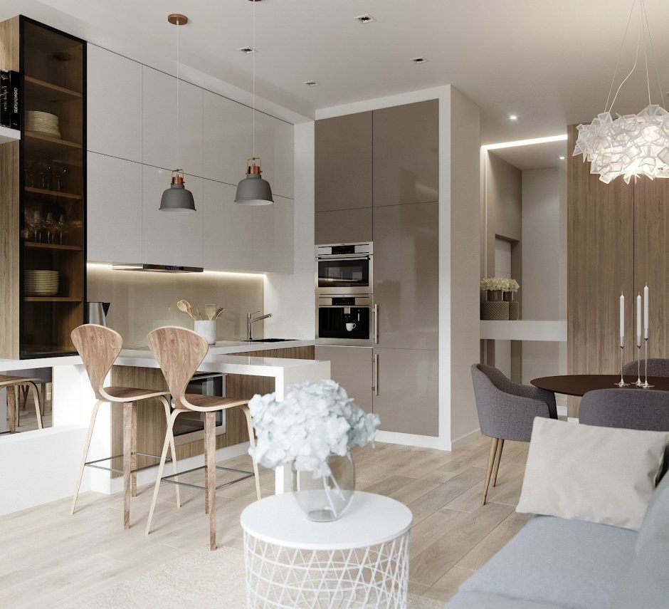 Кухня гостиная пик