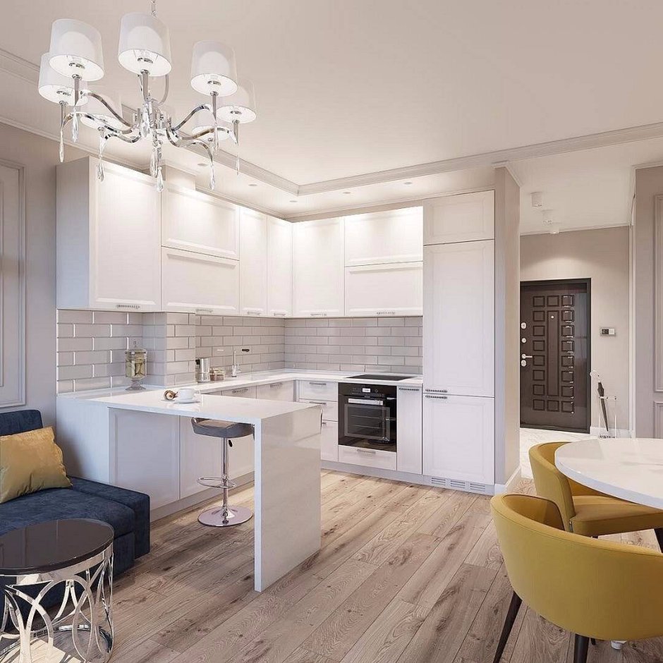 Пик интерьер кухни гостиной