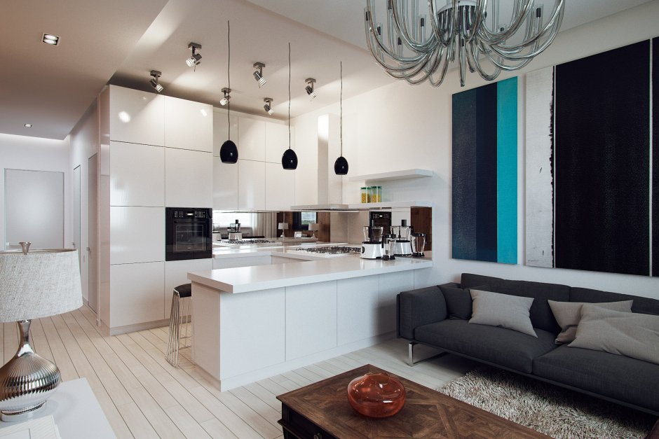 Кухня гостиная пик