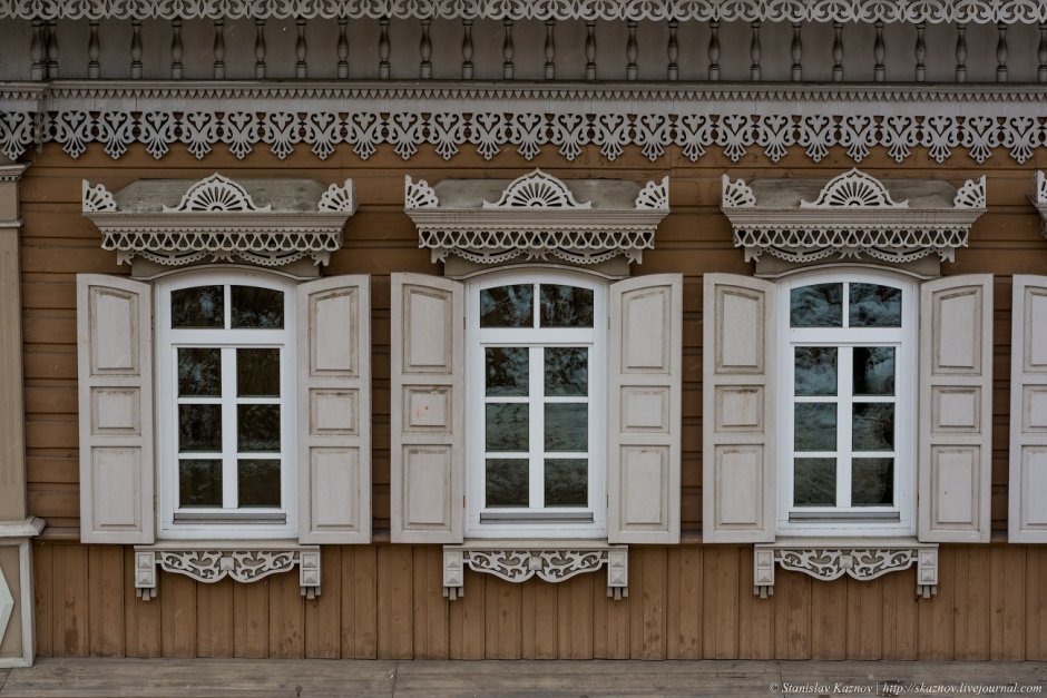 Деревянное зодчество Иркутска наличники