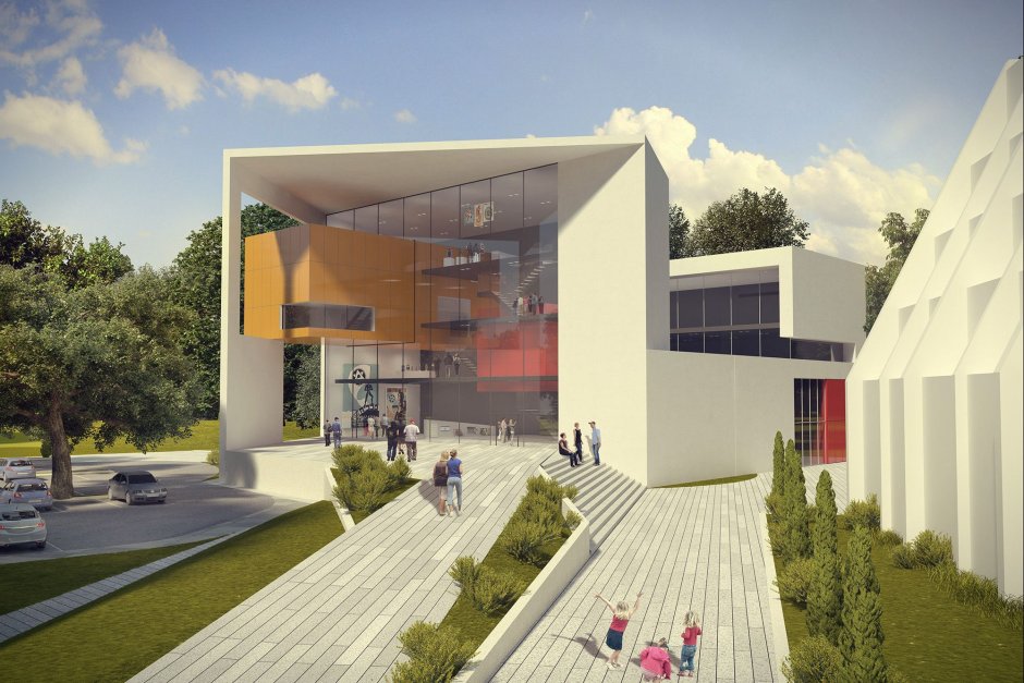 Проект здания школы искусств