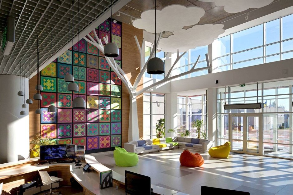 Новопечерская школа Киев интерьер