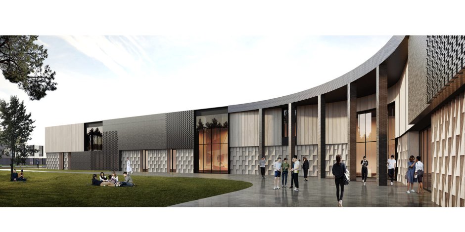 Школа-интернат в пос. Бурабай, Казахстан. IND Architects