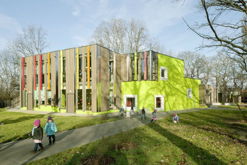 Детский сад фасады современные