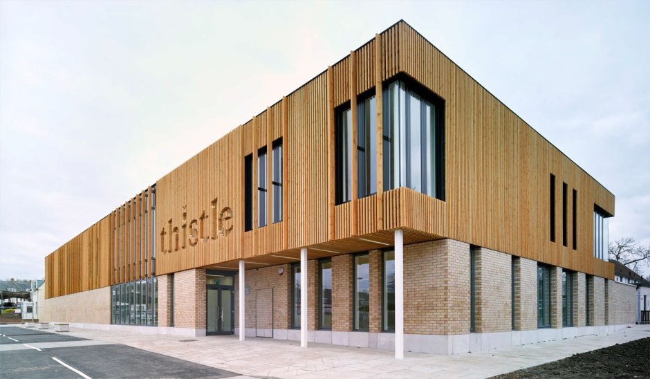 Architecture Design facade Timber cladding
