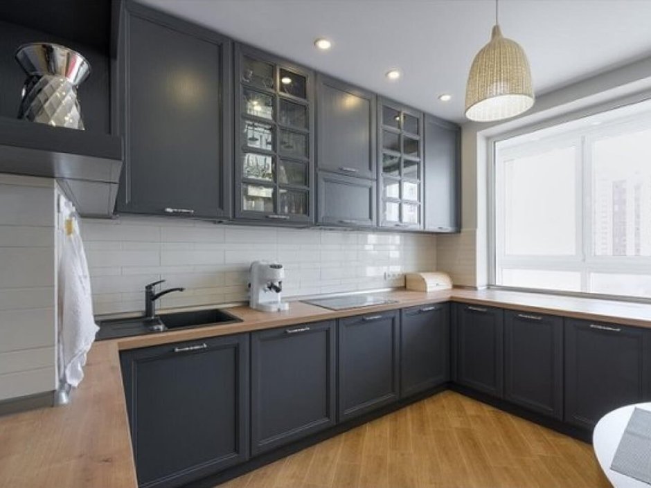 Кухня Ройс графит софт