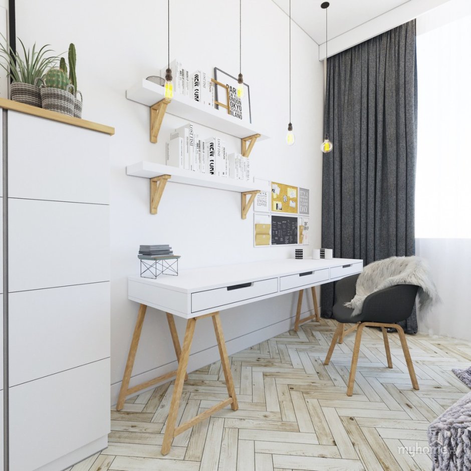 Письменный стол в скандинавском стиле