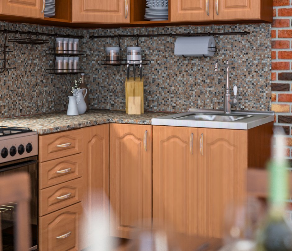 Столплит кухня Анна баклажан