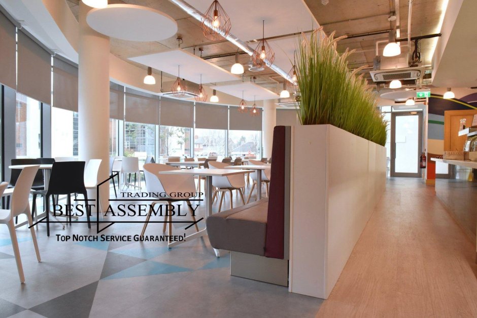 Современная столовая в офисе