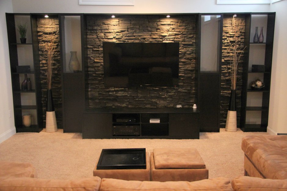 Декоративная стенка для телевизора