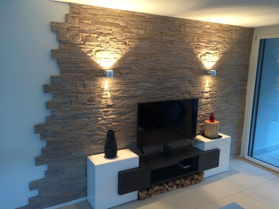 Декоративный кирпич в интерьере