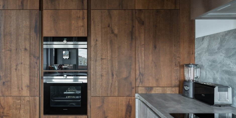 Шкаф шпон орех