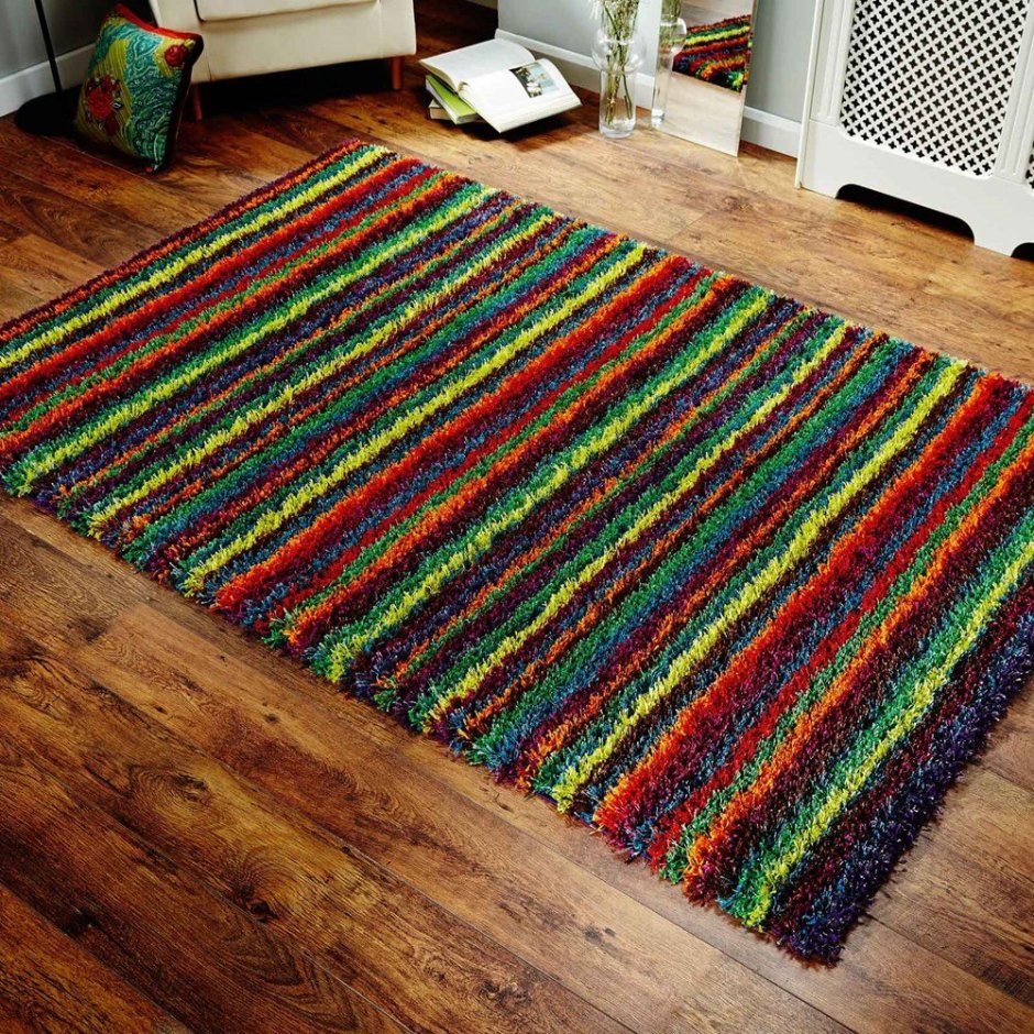 Полосатый коврик