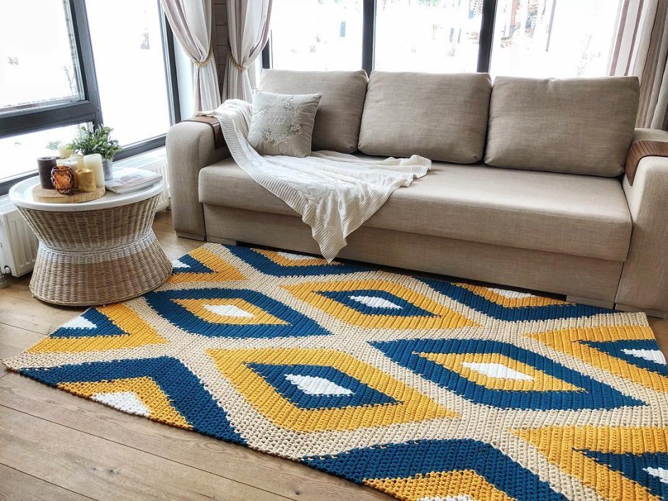 Коврик в скандинавском стиле