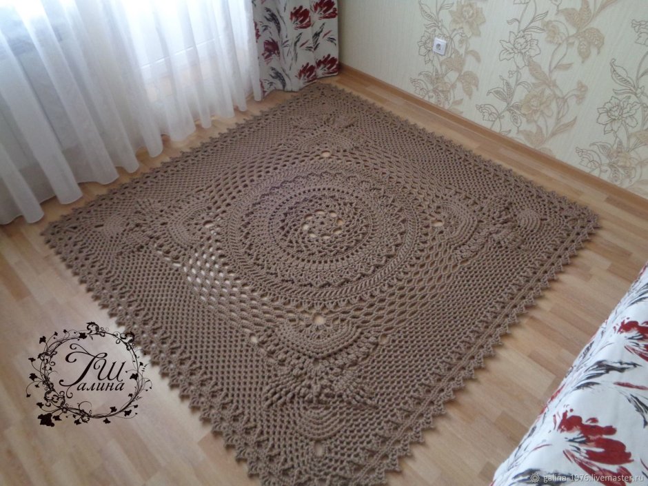 Ковер крючком