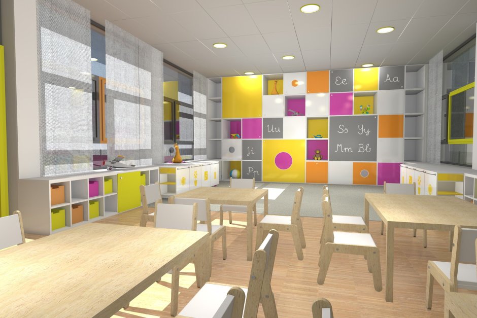 Интерьер школьного класса