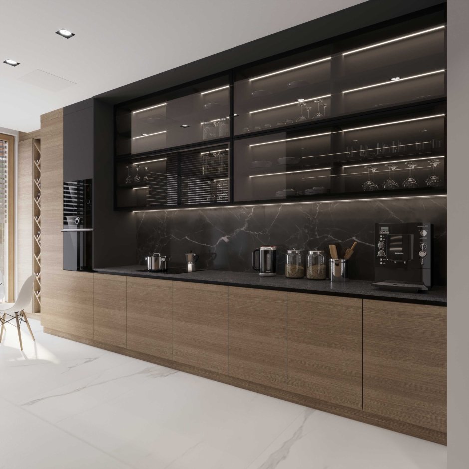 Кухня Эггер зебрано