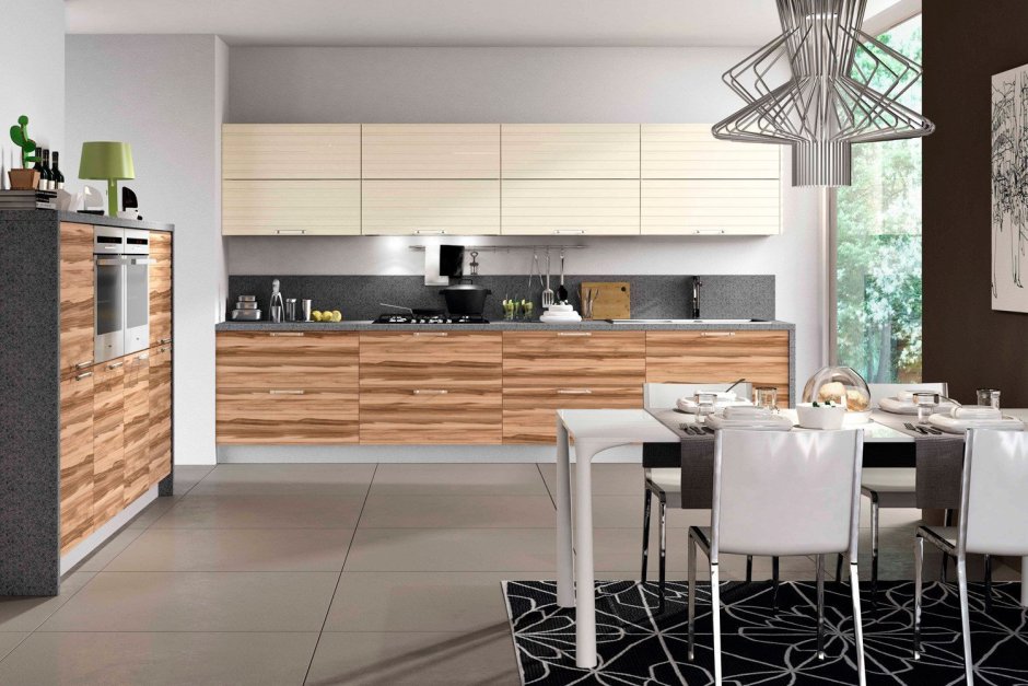 Кухни ЛДСП Эггер бетон