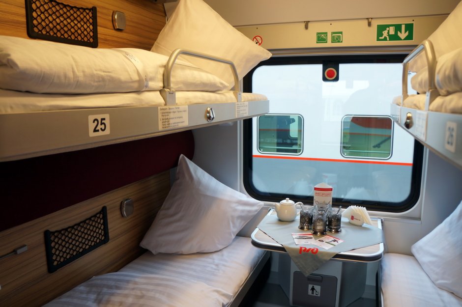 РЖД вагон купе 2к