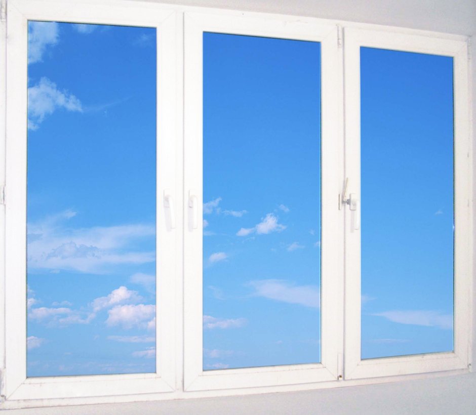 Окно белое пластиковое