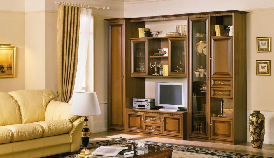Гостиная рапсодия орех " Сондрио" "мебель