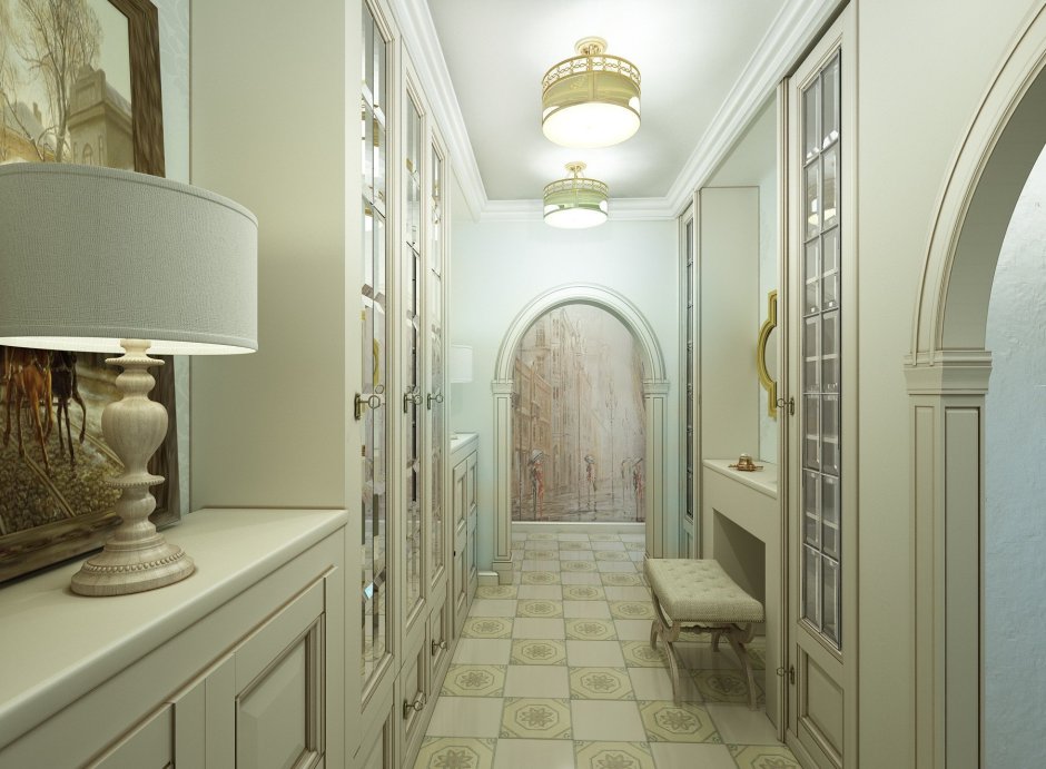 Прихожая в американском стиле