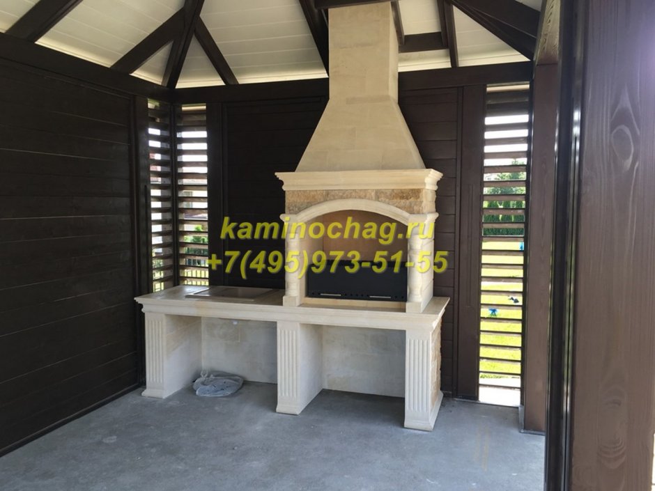 Мангальные комплексы из камня