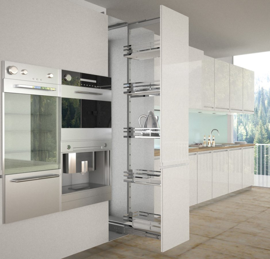Выдвижная колонна для кухни « Stella estetica » kr27/3/2/400/1970-2270