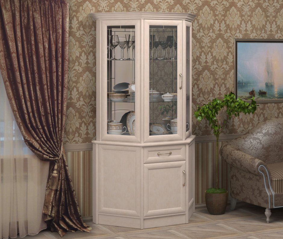 Шкаф витрина Хельга 5