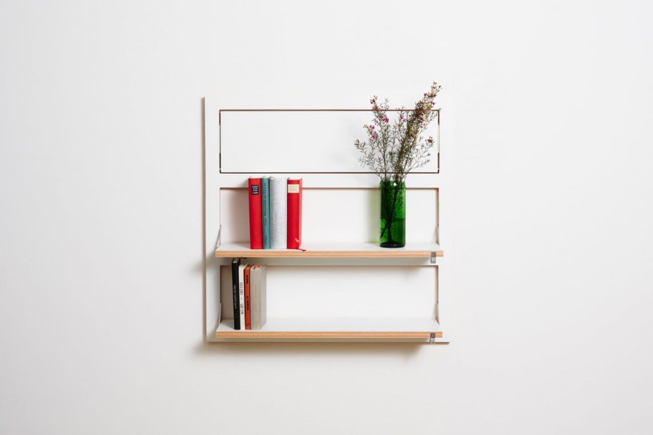 Цветные полки на стену