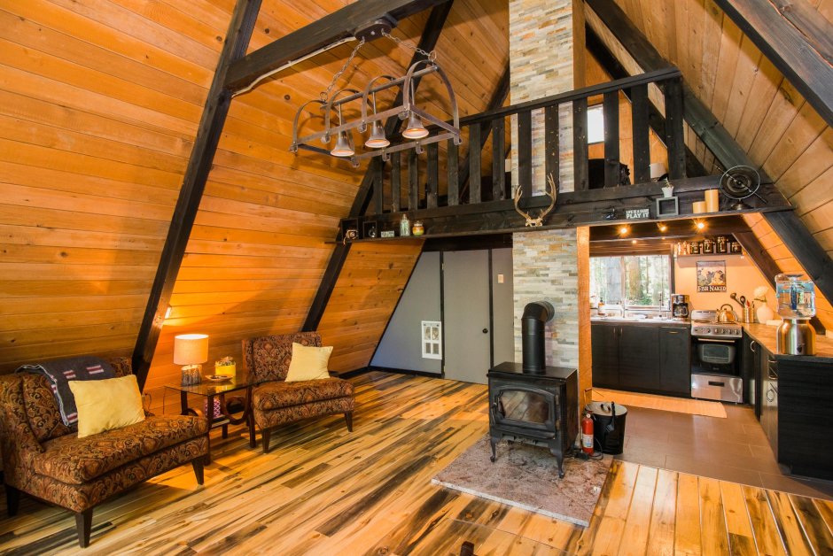 Дом шалаш интерьер