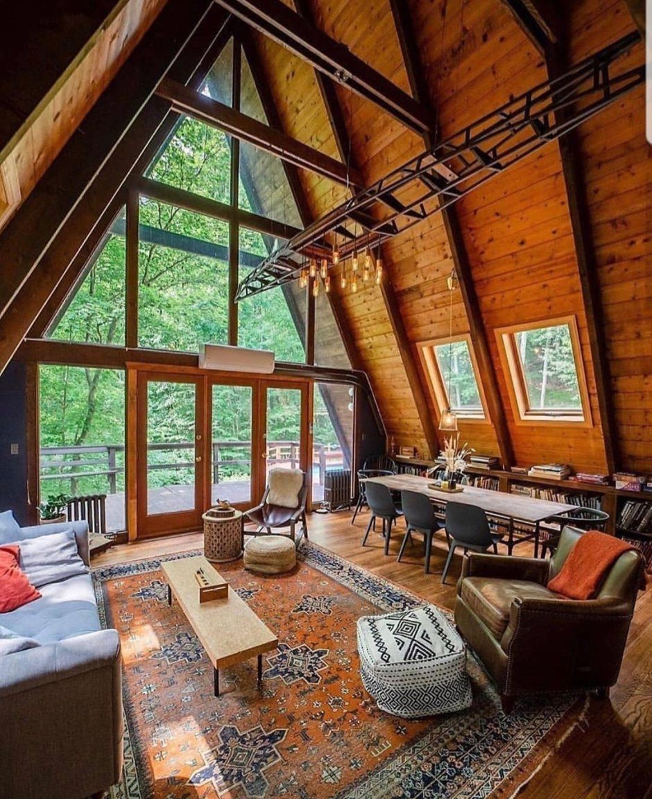 Дом a-frame (дом шалаш)