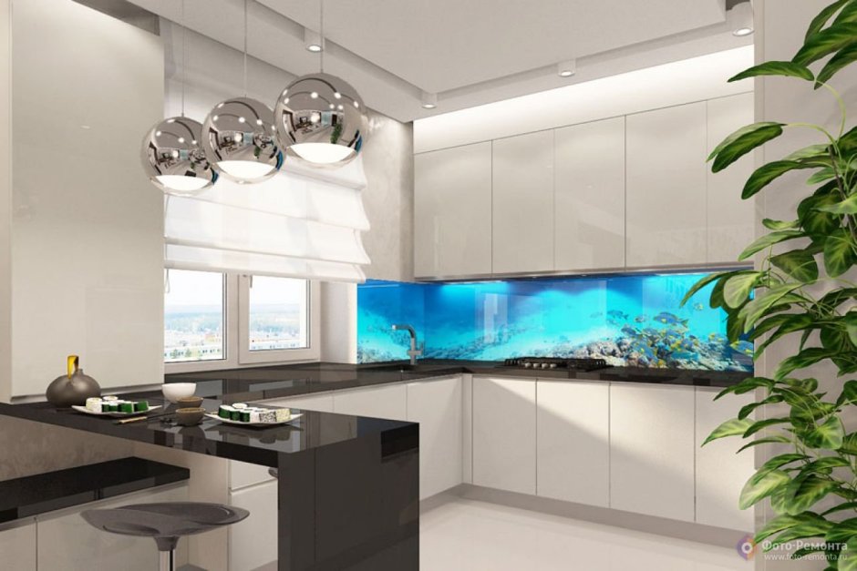 Необычные кухни в современном стиле