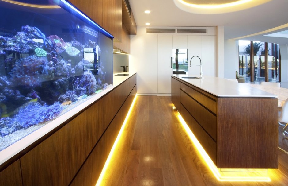 Аквариум в интерьере