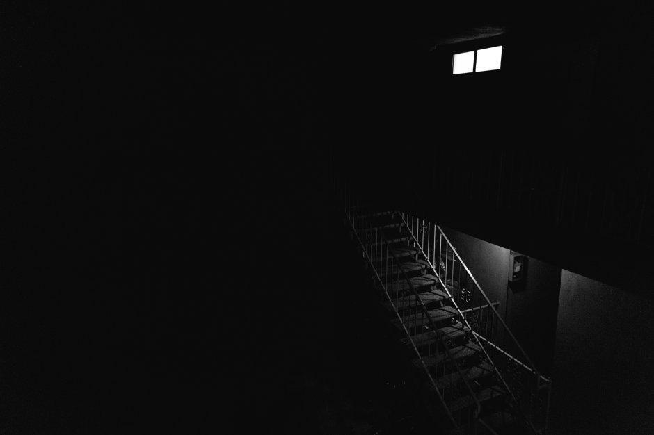 Пустые книжные полки