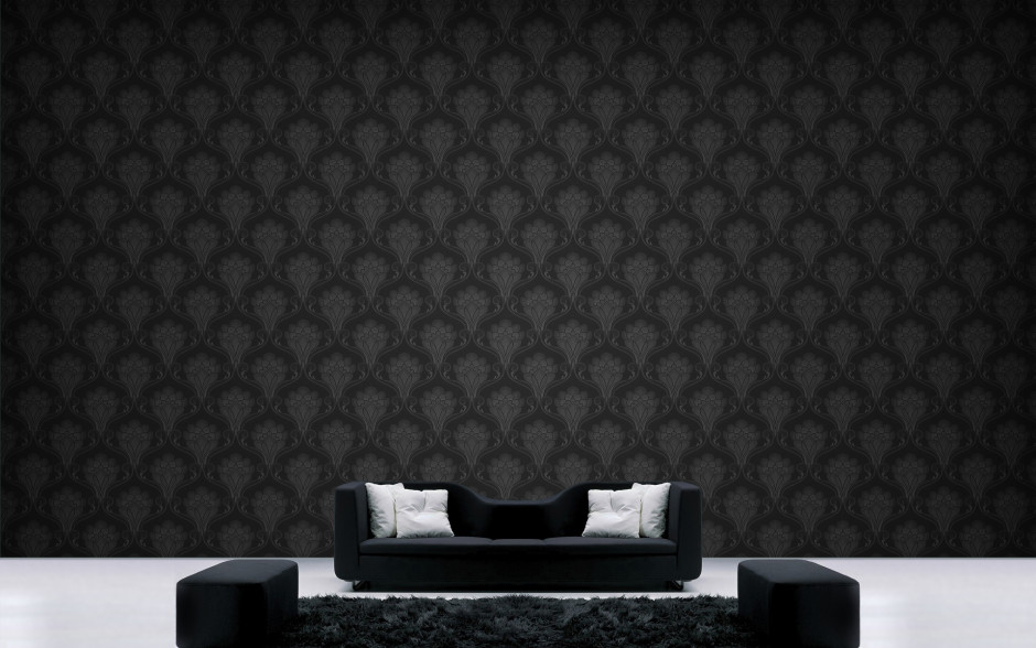 Обои с полочками