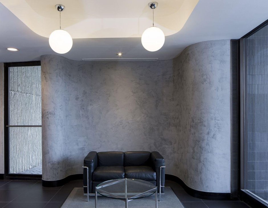 Краска с песком в интерьере