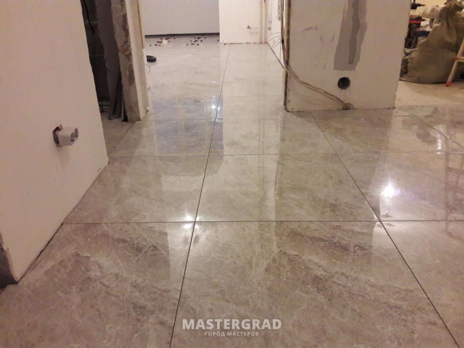 Укладка керамогранита 60х60 на пол