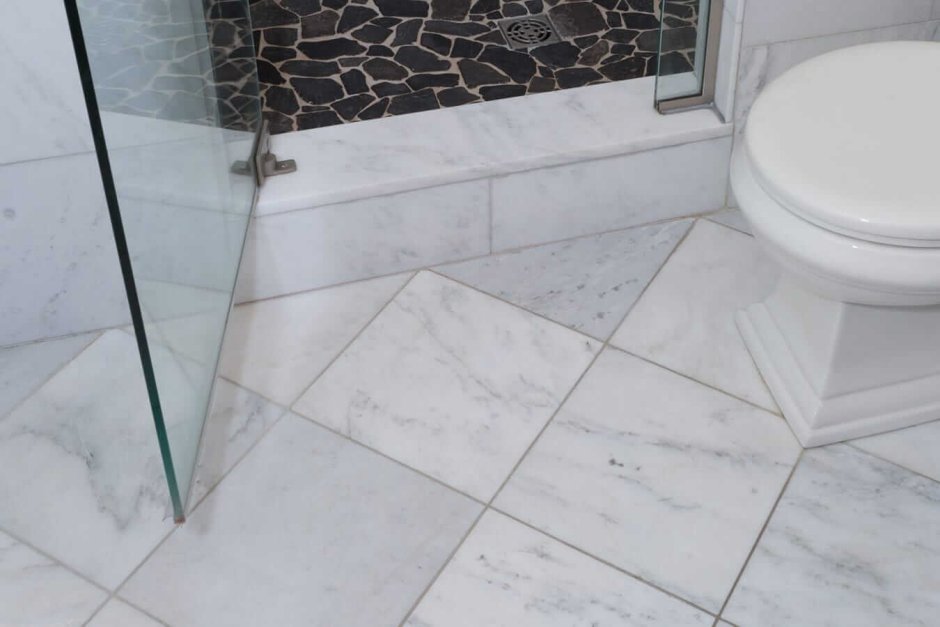 Выкладка плитки мрамор