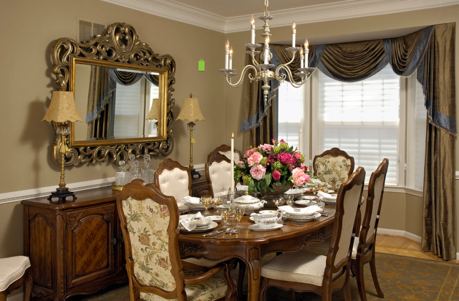 Кухня столовая в английском стиле