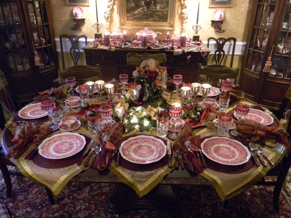 Викторианская эпоха в Англии столовая